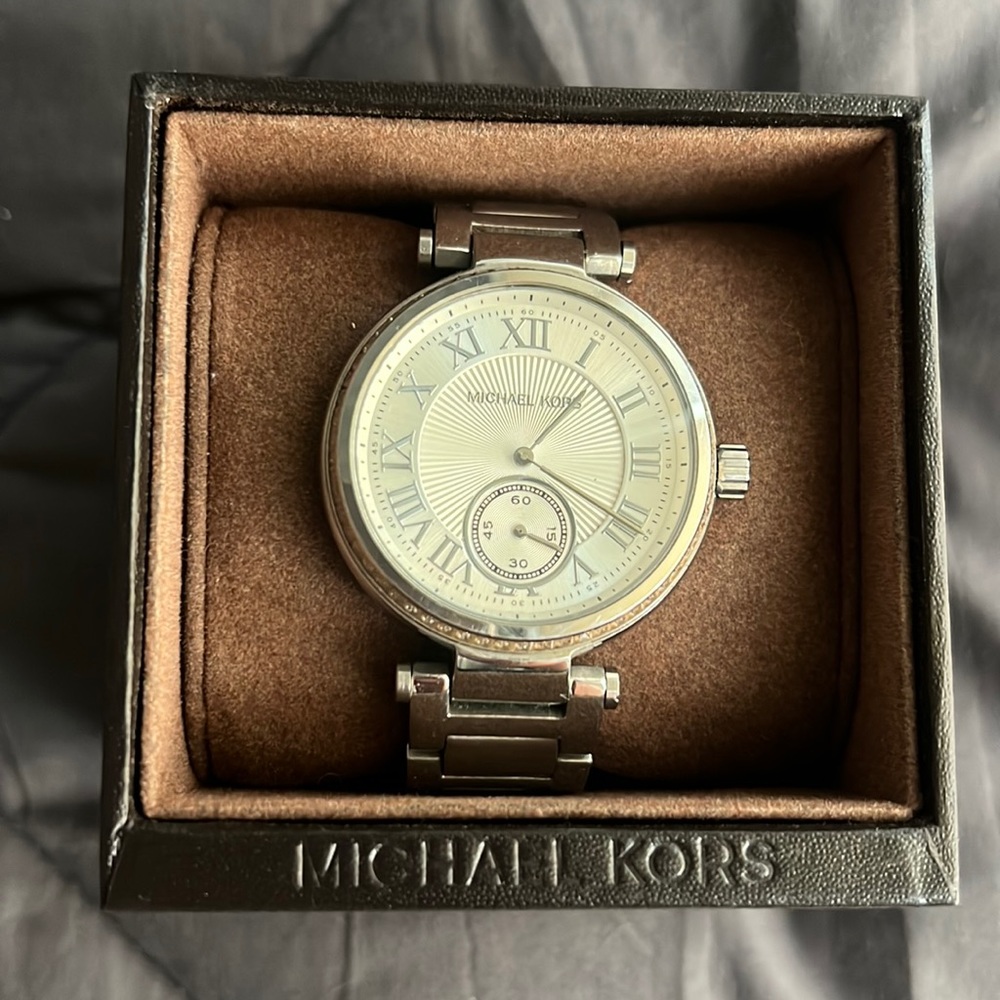 Silver Michael Kors watch